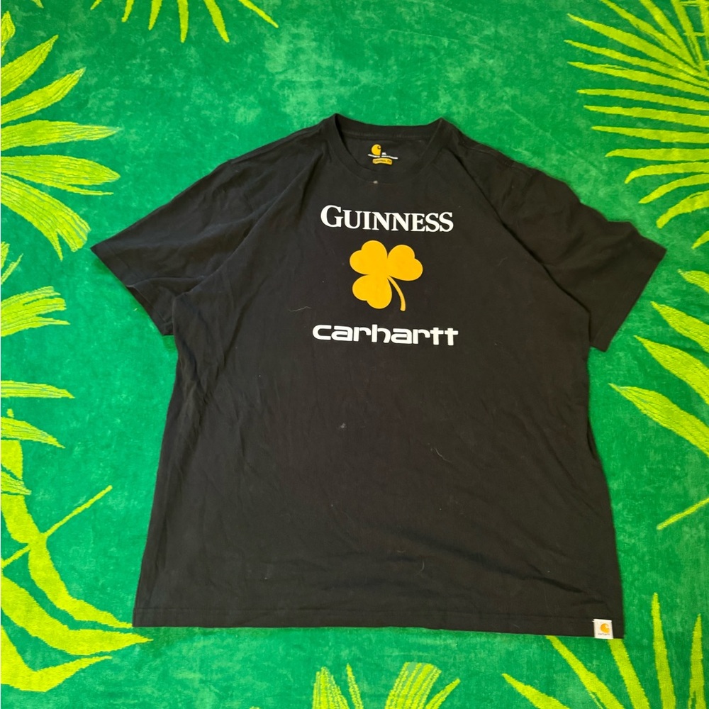 Carhartt x Guinness Collab Black Tee